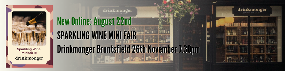 Sparkling Wine Mini Fair Drinkmonger Bruntsfield 26th November 7.30pm